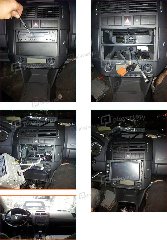 branchement autoradio gps volkswagen polo 2004